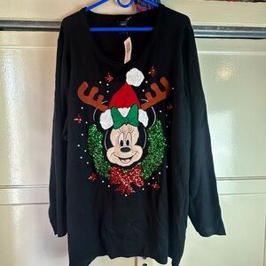 Torrid Minnie Mouse Christmas sweater brand new with tags size 5x